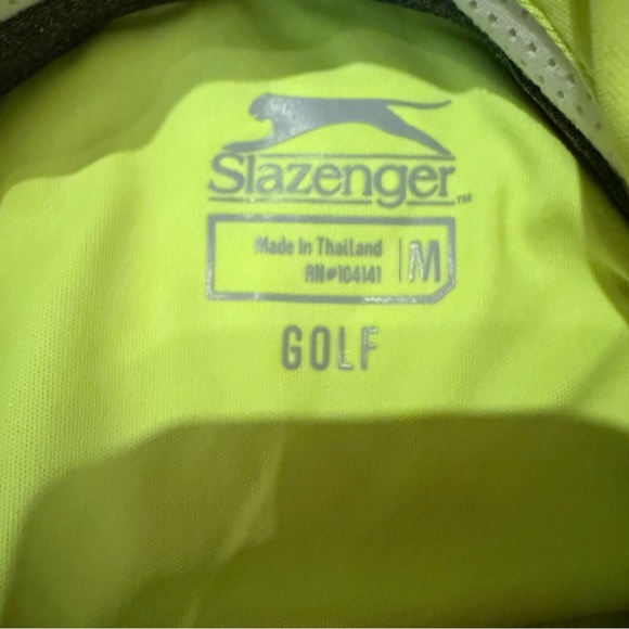Slazenger Neon Yellow Gray Golf Set‎ Women’s Size Medium Sleeveless Polo Skort - Picture 11 of 14